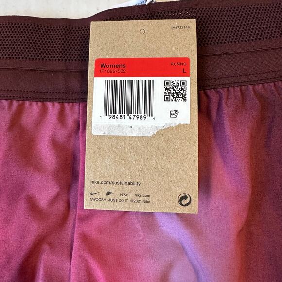 NEW Nike Womens AeroSwift Shorts Sz Large - Picture 3 of 9
